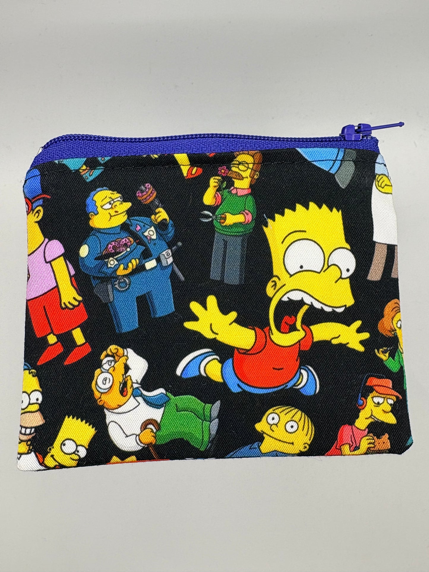 The Simpsons on black