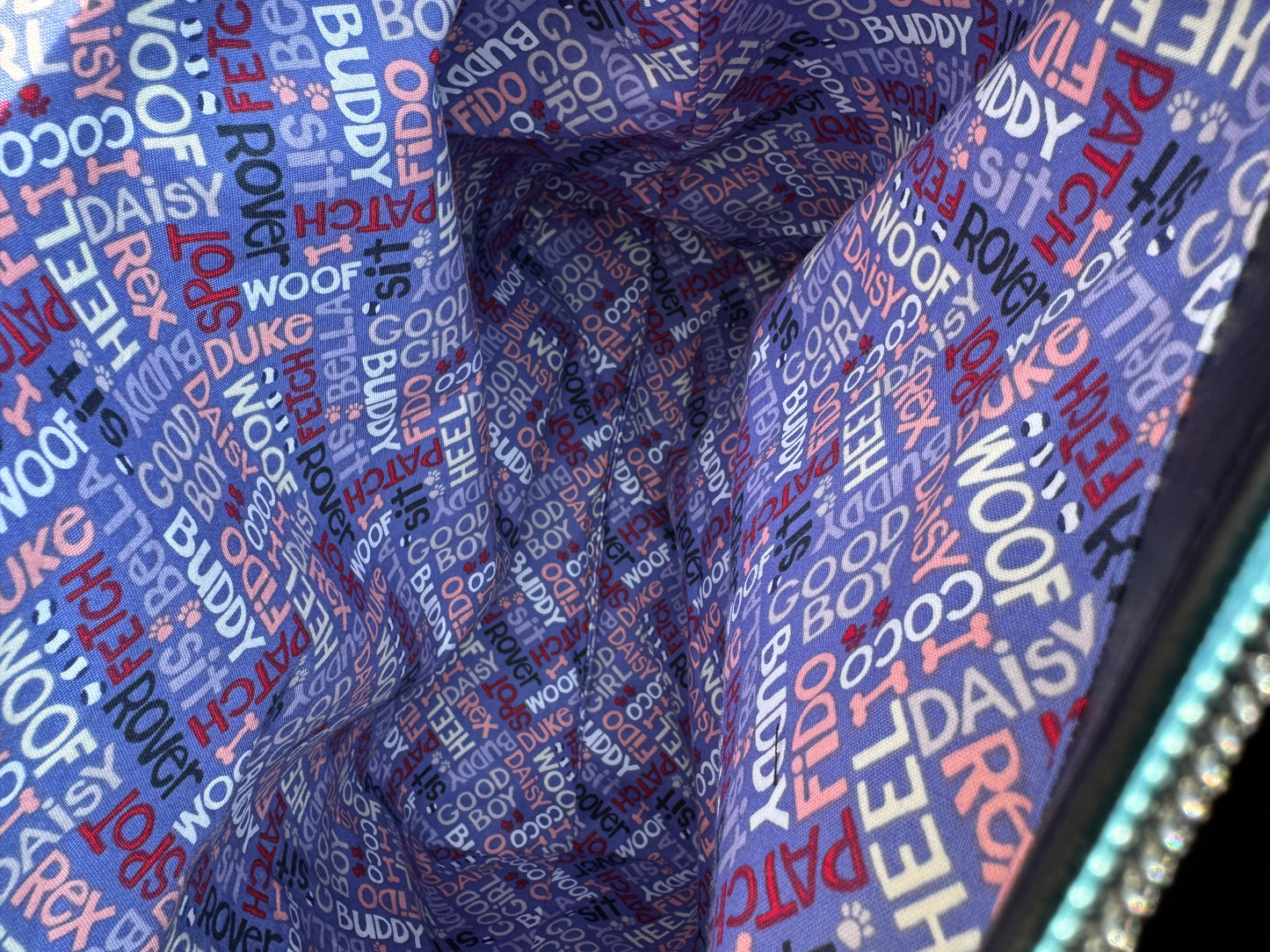 Zipped Up Tuesday - Paw Prints