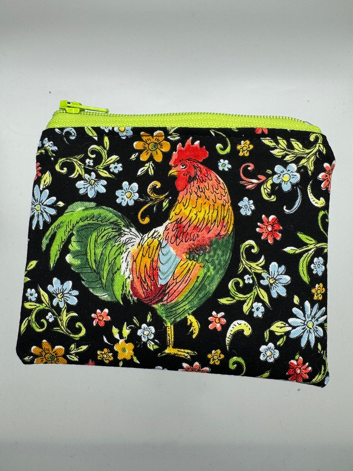 Chickens - Green Zipper