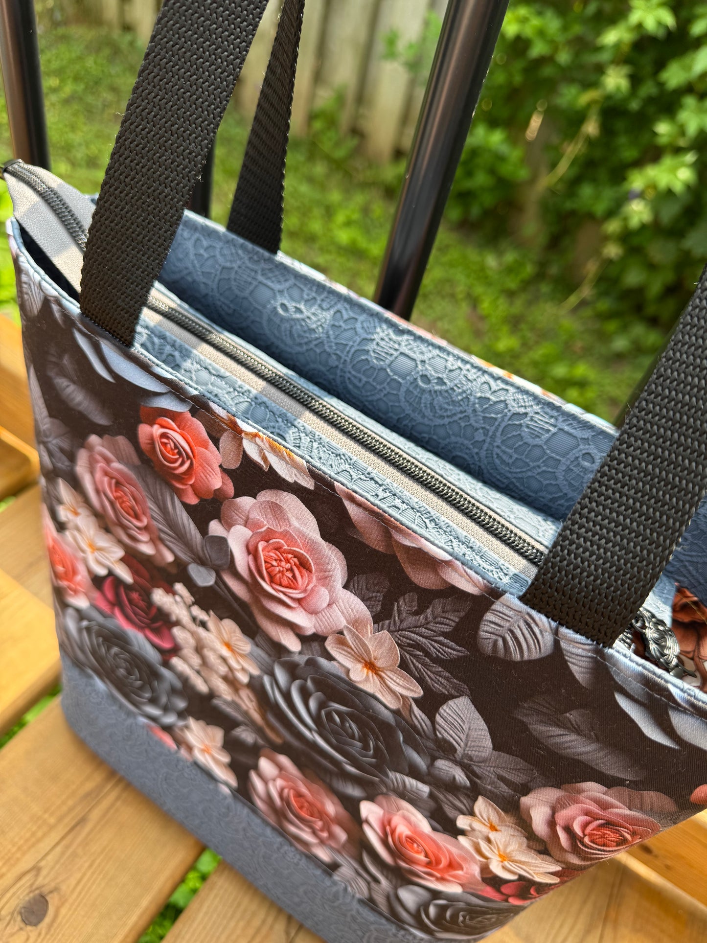 Zipped Up Tuesday - 3D Floral