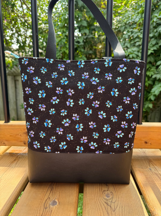 Zipped Up Tuesday - Paw Prints