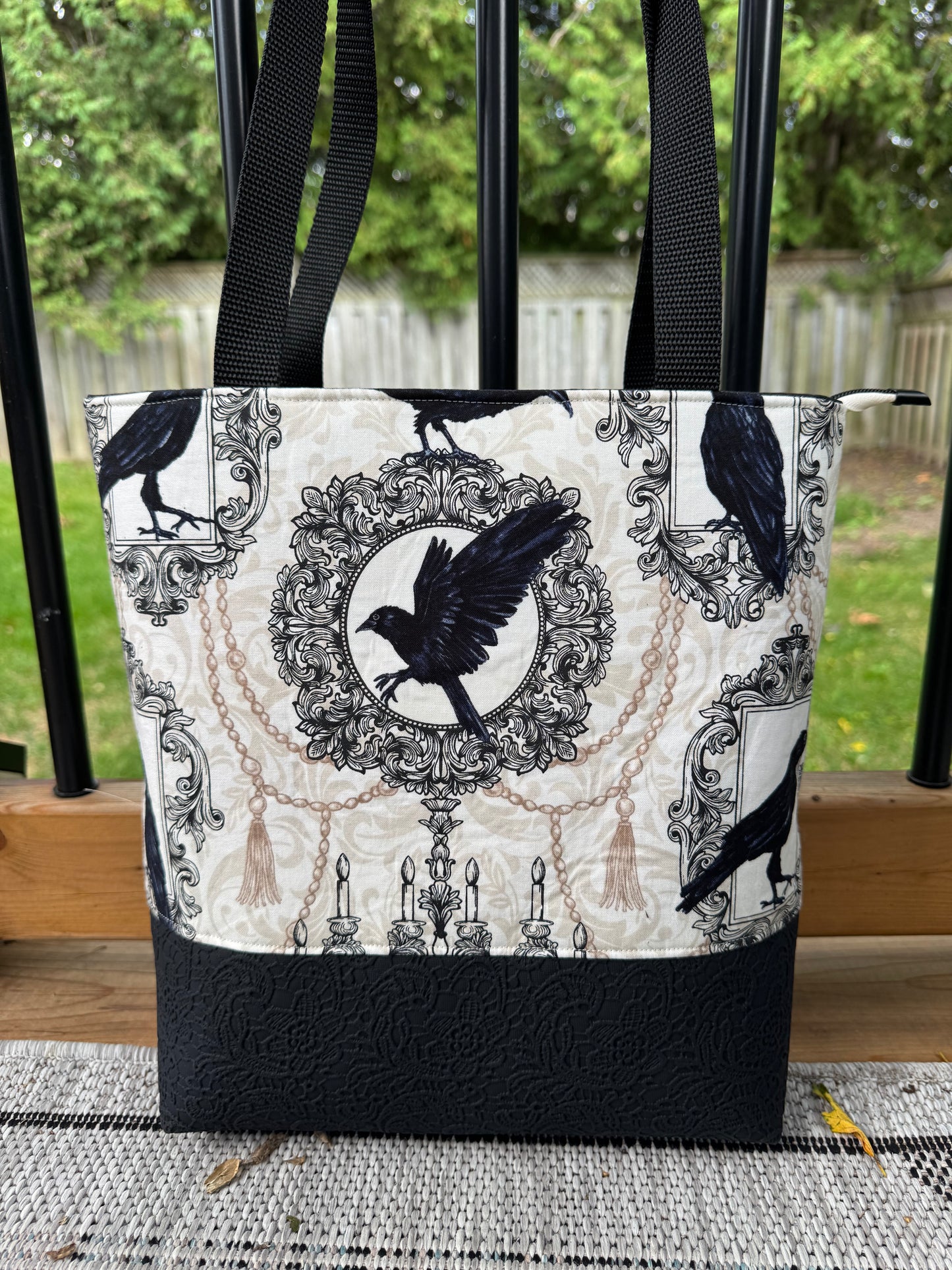 Zipped Up Tuesday - Crow Candelabra